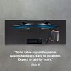 chris w. states solid table top and superior quality hardware easy to assemble expect to last for years 